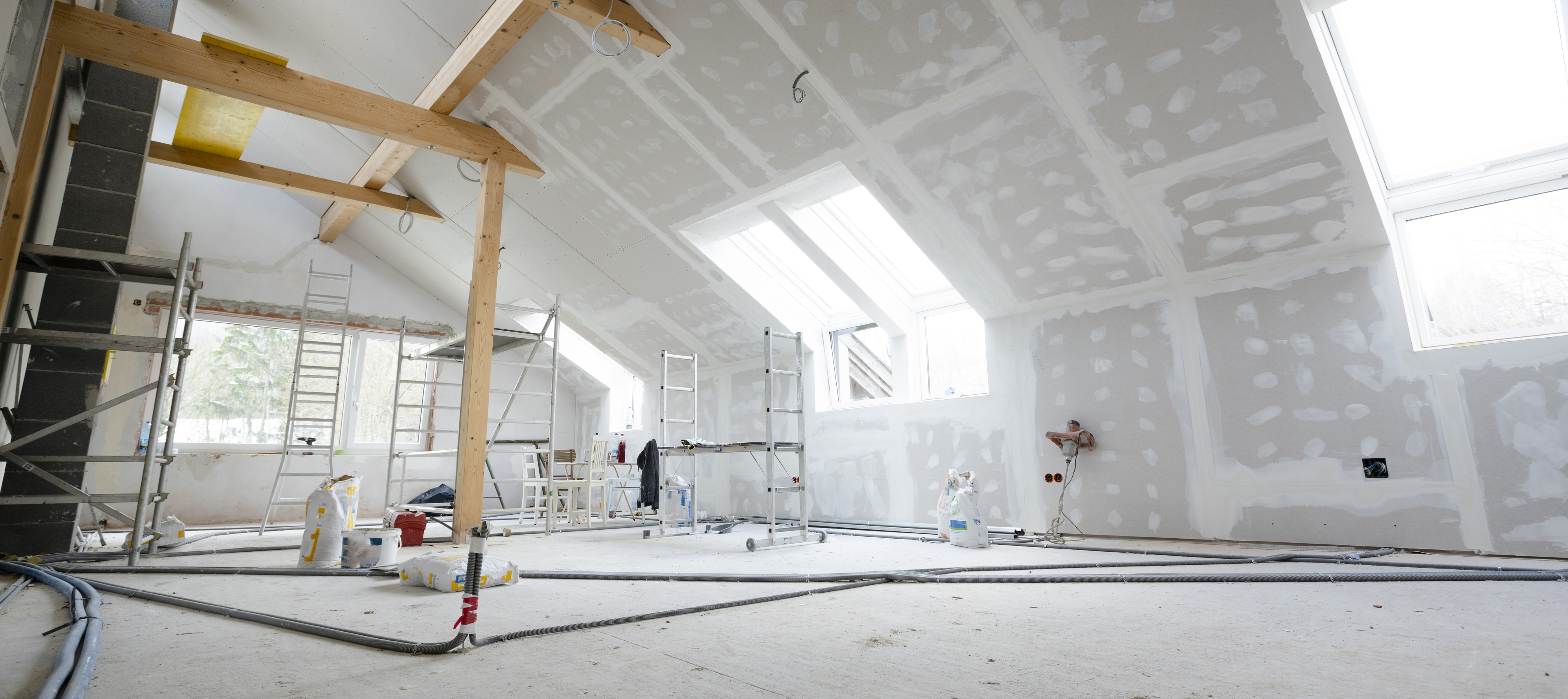 Modern construction project